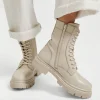 OXMOX Snørestøvle Beige Discount