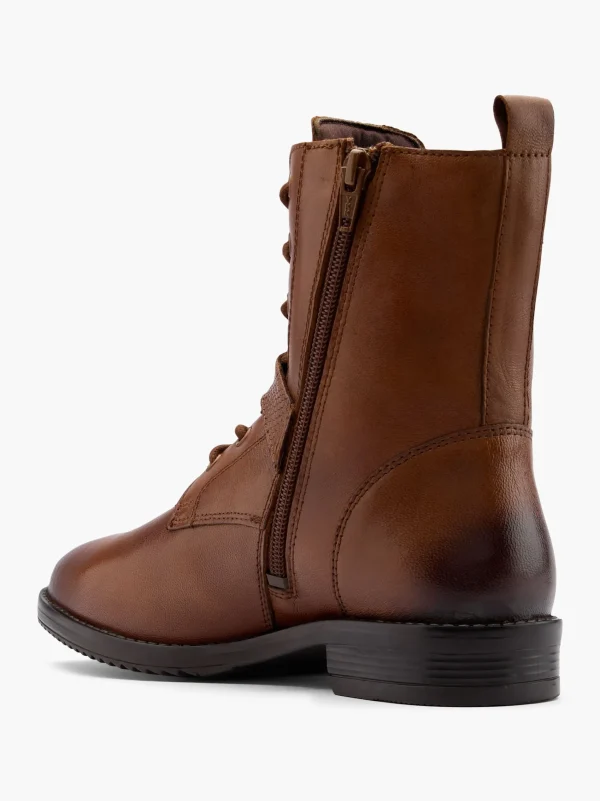 CAFE MODA Snørestøvle Cognac Clearance