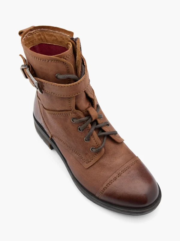 5th Avenue Snørestøvle Cognac Sale