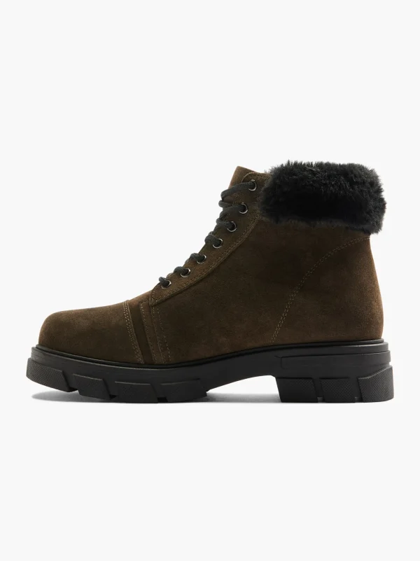 5th Avenue Snørestøvle Khaki Sale