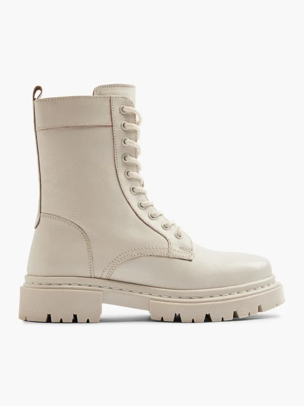 OXMOX Snørestøvle Beige Discount