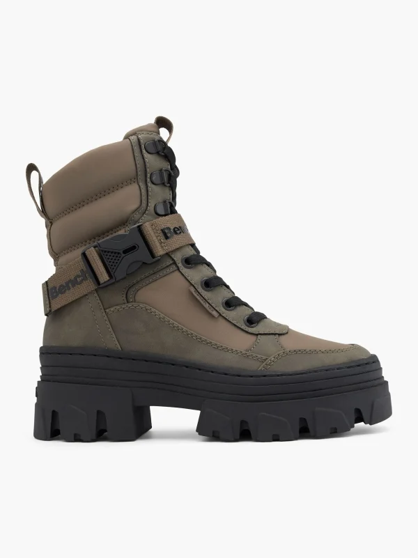 Bench Snørestøvle Khaki New