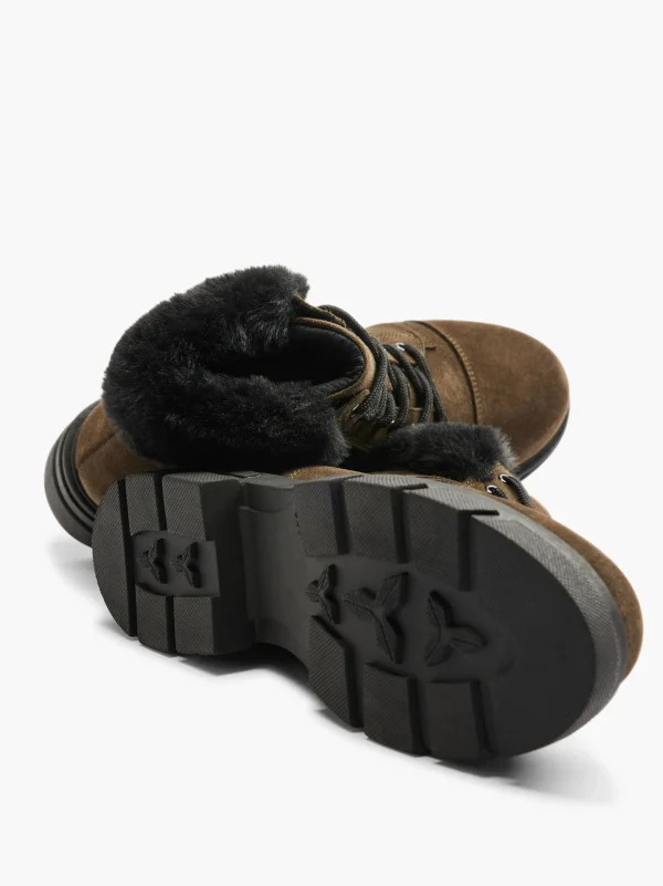 5th Avenue Snørestøvle Khaki Sale