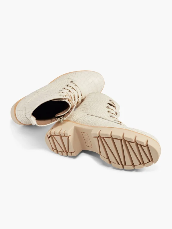Catwalk Snørestøvle Beige Fashion