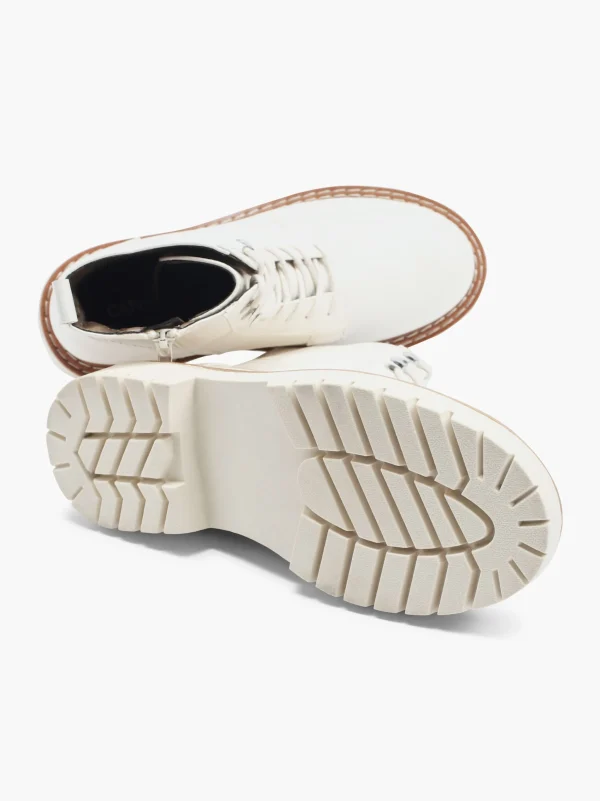 Catwalk Snørestøvle Hvid Clearance