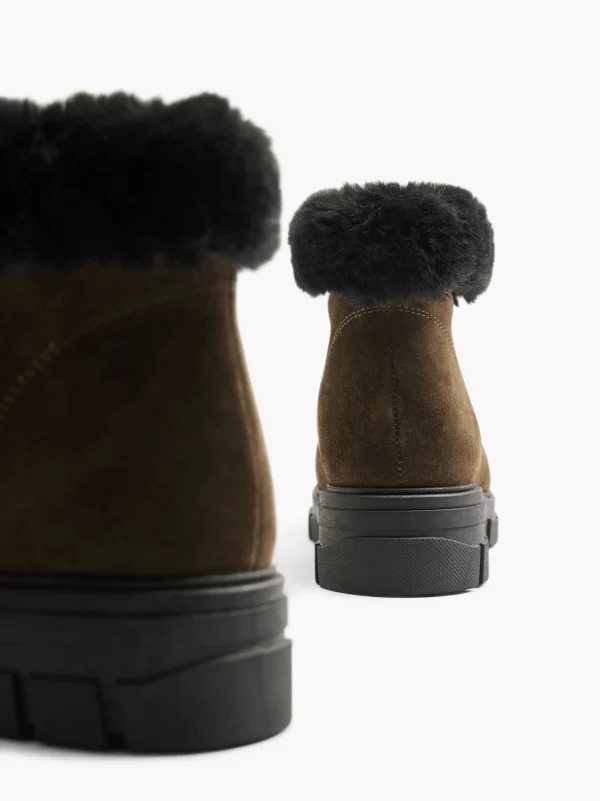 5th Avenue Snørestøvle Khaki Sale