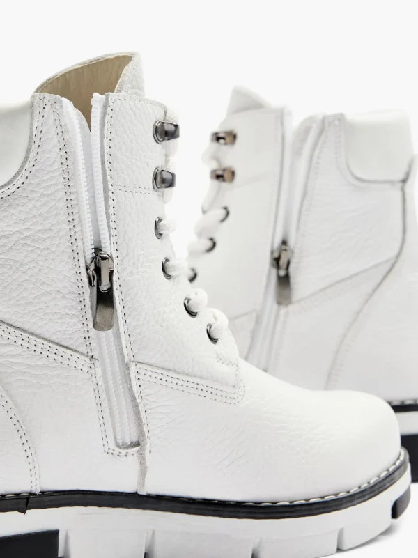 5th Avenue Snørestøvle Hvid Clearance