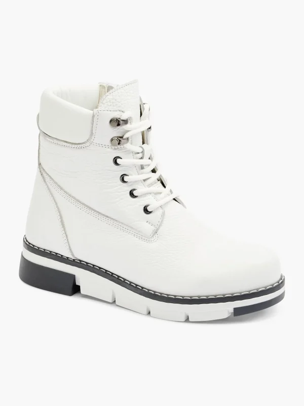 5th Avenue Snørestøvle Hvid Clearance