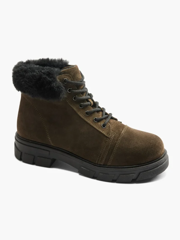 5th Avenue Snørestøvle Khaki Sale