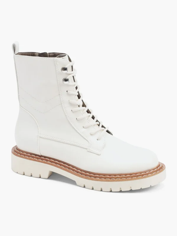 Catwalk Snørestøvle Hvid Clearance