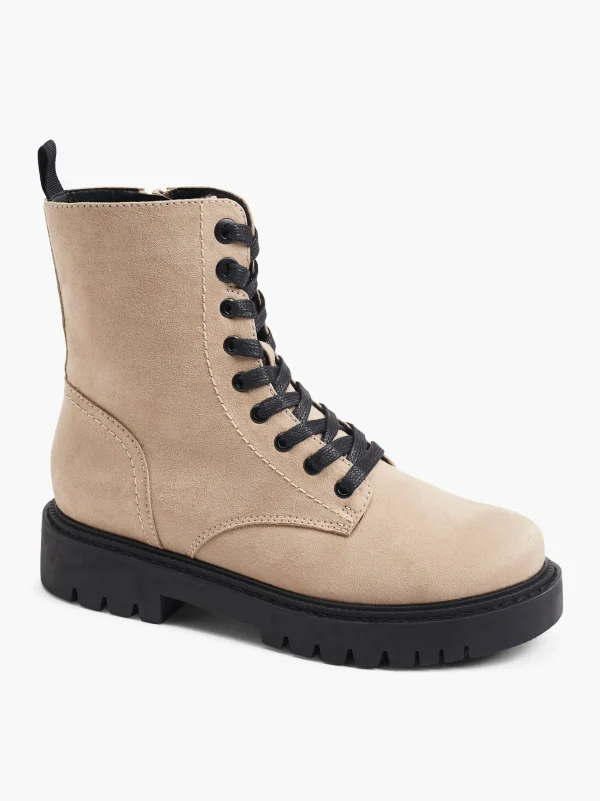 Graceland Snørestøvle Beige Fashion