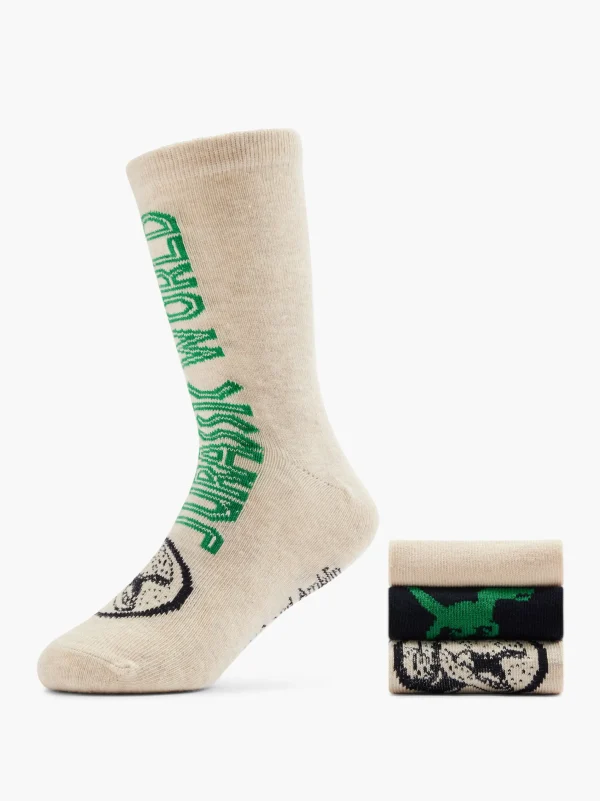 Jurassic World Strømpe Creme Outlet